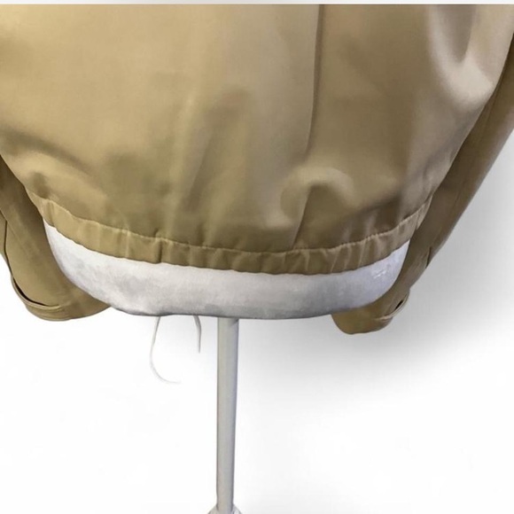 SALE 🛍️Pollini Butter Cream Premium Italian Leather with Fur Collar Vintage Y2K - Picture 5 of 16